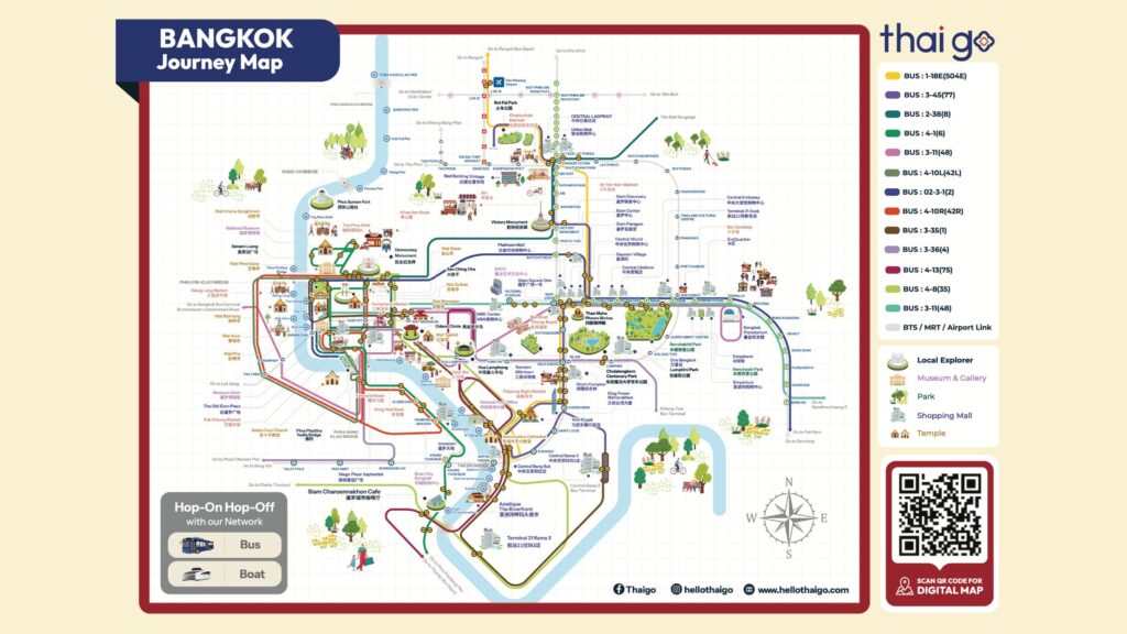 ThaiGo connect bus and boat