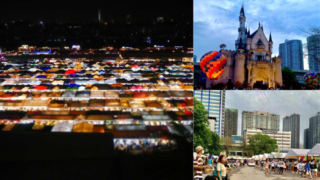 ตลาดนัดกลางคืน Ratchada Night Market Jodd Fairs