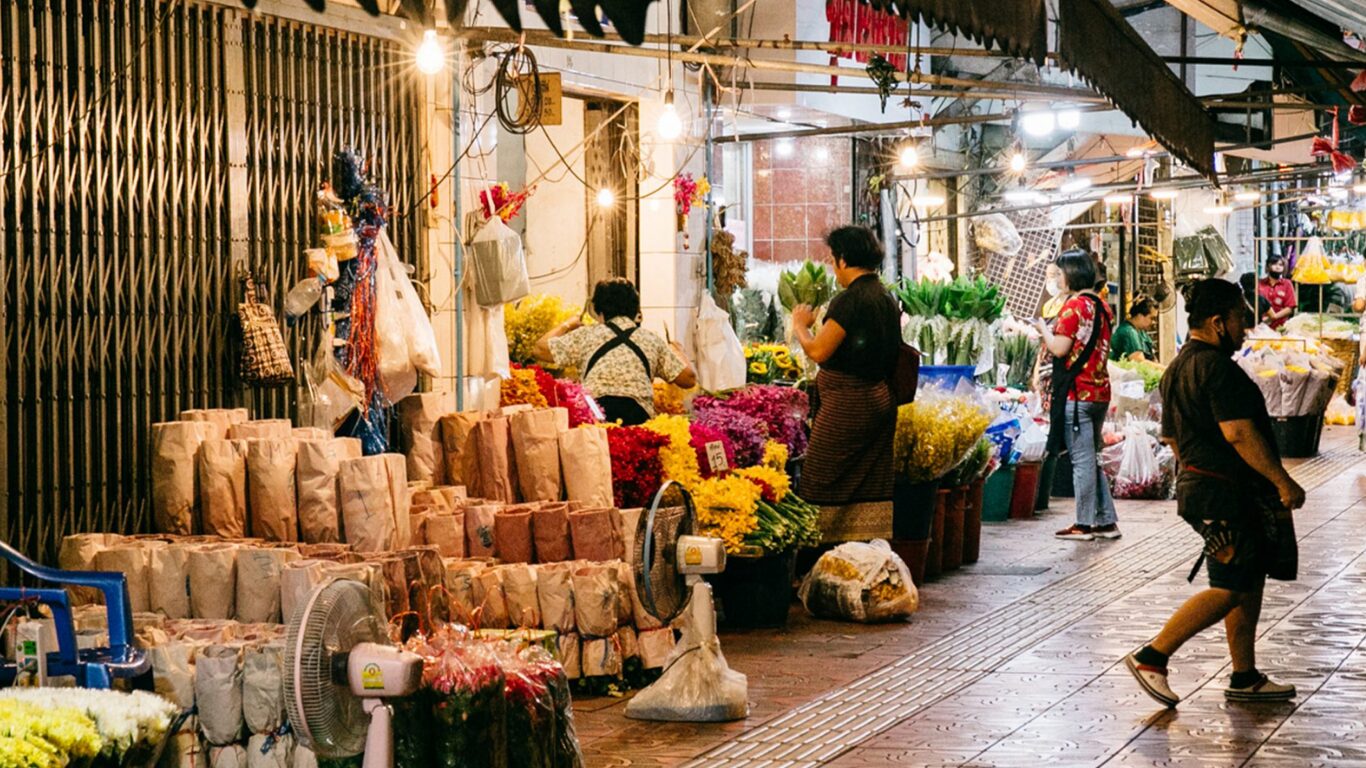 Pak Khlong Talat_ Bangkok Flower Market