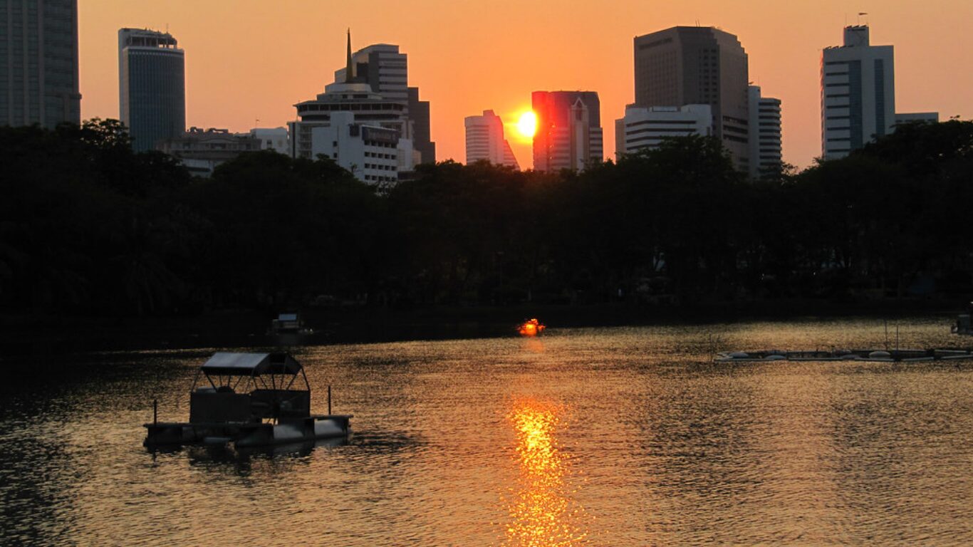 Lumpini Park_ Sunset & Paddle Boats