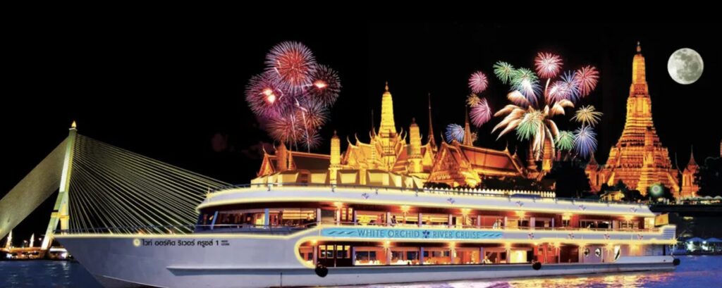 Chao Phraya White Orchid Cruise in Bangkok
