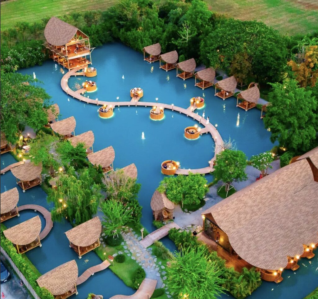 Bangkok bubble in the forest cafe & water restaurant reservation service